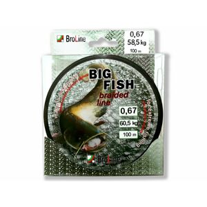 BROLINE Šňůra Big Fish 8x Dyn 167m Varianta: 0,60mm 55kg
