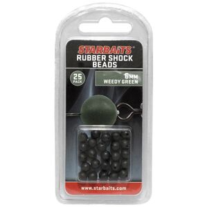 Starbaits Gumová Kukička Rubber Shock Beads 6mm 25ks Varianta: zelená