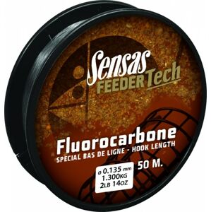 Sensas Fluorocarbon Feedertech 50 m Nosnost: 4,56kg, Průměr: 0,25mm
