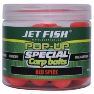 Plovoucí Boilies JetFish Method Pop Up Red Spice 12mm 40gr