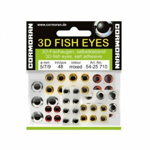 48ks - 3D Oči Cormoran 3D Fish Eyes