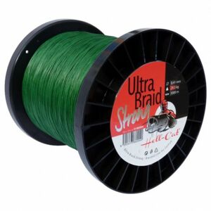 Splétaná Šňůra Hell-Cat Ultra Braid Strong Green 1000m 0,41mm/29,5kg