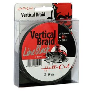 Splétaná Šňůra Hell-Cat Braid Line Vertical Black 150m 0,37mm/33kg