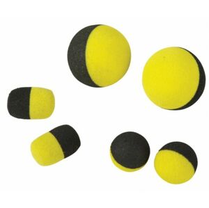 Pěnová Nástraha Carp Spirit Tac Tics Foam Baits 12ks Black Yellow