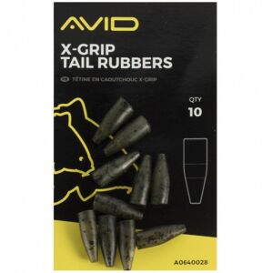 10ks - Gumový Převlek Avid Carp Outline X-Grip Tail Rubbers