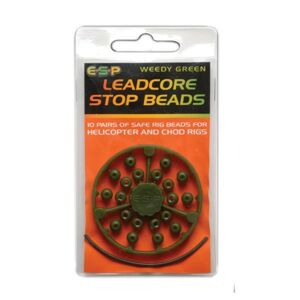 Zarážky ESP Leadcore Stop Beads Hnědá