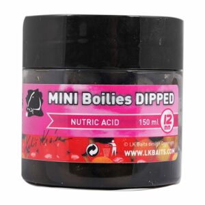 LK Baits MINI Boilies v dipu 12mm 150ml - Nutric Acid