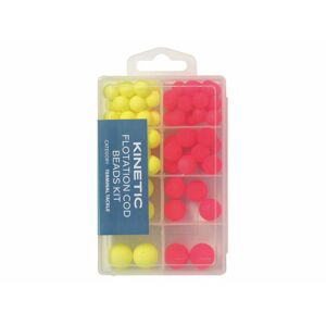 Kinetic Plovoucí korálky Flotation Cod Beads Kit Red/Yellow 72ks