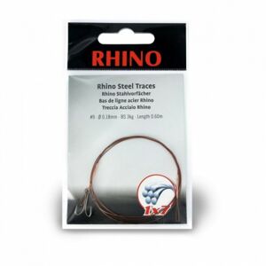Rhino Lanko na dravce s dvojháčkem 60cm 0,18mm 1ks
