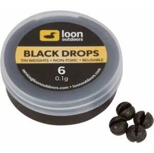 Zátěže Loon Outdoors Black Drop - Refill Tub Velikost 6 - 0,1gr