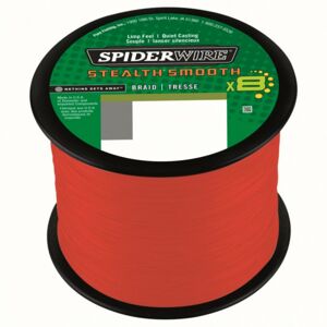Šňůra Spiderwire Stealth Smooth8 Červená po 1m 0,23mm 23,6kg