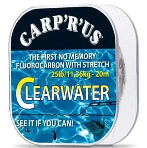 Návazcový Fluorocarbon Carp R Us Clearwater 20m 0,43mm/25lbs