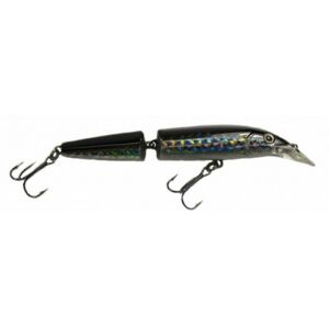 Wobler Tsunami Jointed Minnow 11cm Black and Silver Prism