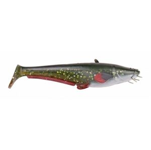 Gumová Nástraha DAM Effzett Catfish Paddle Tail Loose Body 25cm 165gr Green
