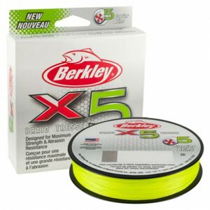 Šňůra Berkley X5 Flame Green 150m 0,17mm 17kg