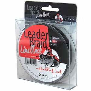 Návazcová Šňůra Hell-Cat Leader Braid Line Black 20m 1,20mm/100kg