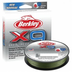 Šňůra Berkley X9 Low Vis Green 150m 0,08mm/7,6kg