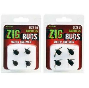 4ks - Nástraha ESP Zig Bug Barbless Velikost 8