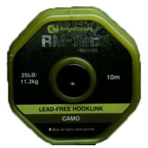 Šňůra RidgeMonkey RM Tec Lead Free Hooklink 10m 25lb