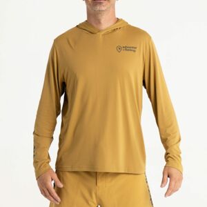 Adventer & fishing Funkční hoodie UV tričko Sand - Funkční hoodie UV tričko Sand XXL