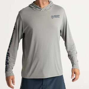 Adventer & fishing Funkční hoodie UV tričko Limestone - Funkční hoodie UV tričko Limestone S