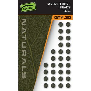 Fox Nárazové Kuličky Edges Naturals Tapered Bore Beads 30ks - 4mm
