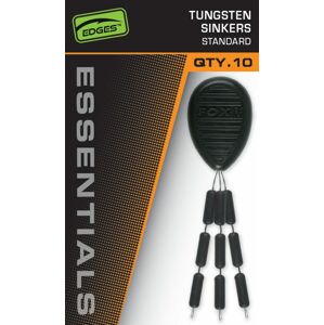 Fox Zarážky Edges Essentials Tungsten Sinkers 10ks - Standard