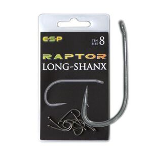 Háček ESP Raptor Long-Shanx 10ks Velikost 4