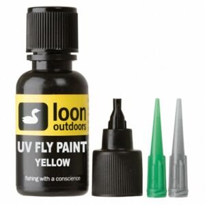 Přípravek na Vázání Mušek Loon Outdoors UV Fly Paint Žlutá