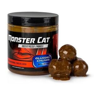 Návnada na Sumce Monster Cat Glugged Chunks 250ml Čerstvá Játra