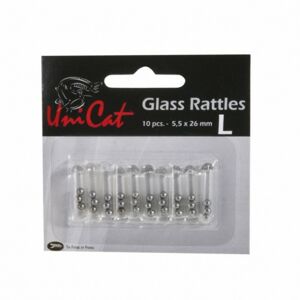 Chrastítka Uni Cat Glass Rattles 10ks 4x19mm