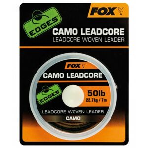 Šňůra s Olověným Jádrem Fox Edges Leadcore Woven Leader Camo 50lb Délka 25m
