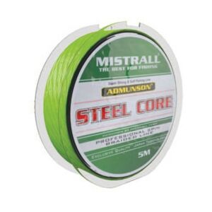 Pletená Šňůra Mistrall s Ocelovým Jádrem Admuson Steel Core 0,11mm/12,5kg