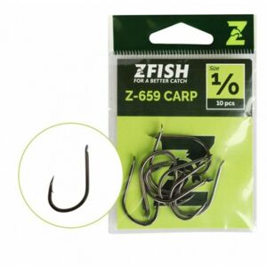 10ks - Háčky Zfish Carp Hooks Z-659 Velikost 1/0