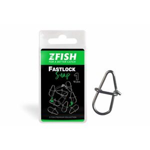 Zfish Karabinka Fastlock Snap 10ks - vel.1/9kg