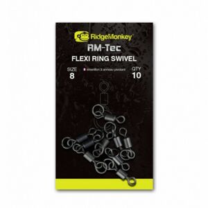 Obratlík s Kroužkem RidgeMonkey RM-Tec Flexi Ring Swivel Velikost 11