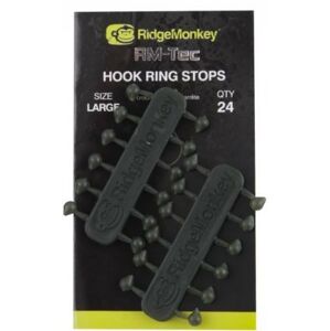 Gumové Stoppery RidgeMonkey RM-Tec Hook Ring Stops Velké - Velikost 1-4