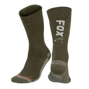 Ponožky Fox Green / Silver Thermolite Long Sock Velikost 44-47