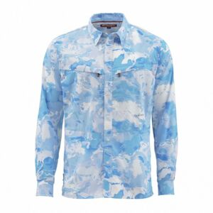 Košile Simms Intruder Bicomp Shirt Cloud Camo Blue Velikost XXL
