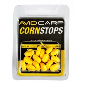 Zarážky Avid Carp Maize Stops Short Floating Žlutá