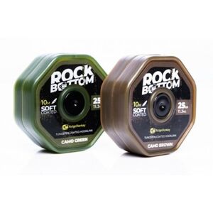 Šňůra RidgeMonkey RM-Tec Rock Bottom Tungsten Coated Soft 25lb 10m Camo Green