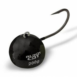 3ks - Jigová Hlavička Black Cat Fire-Ball Černá 6/0 120gr