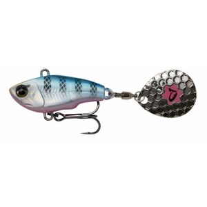 Nástraha Savage Gear Fat Tail Spin 6,5cm 16gr Blue Silver Pink