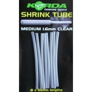 Korda Smršťovací bužírka Heat Shrink Tube clear 8ks - 1,0mm