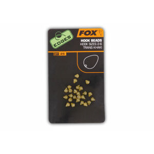 Fox Zarážky na Háček Edges Hook Bead 25ks Varianta: vel. 7-10 Khaki
