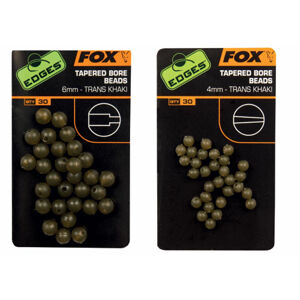 Fox Gumové korálky Edges Tapered Bore Beads Velikost: 6mm