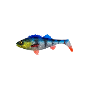 Savage Gear Gumová Nástraha 4D Perch Shad 12,5cm 20g Barva: BLUE SILVER, Délka cm: 12,5cm