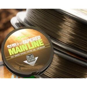 Korda Ujímaný vlasec Subline Tapered Mainline 0,33-0,50mm brown 300m