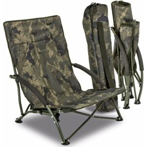 Křeslo Solar Undercover Camo Foldable Easy Chair - Low