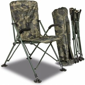 Křeslo Solar Undercover Camo Foldable Easy Chair - High